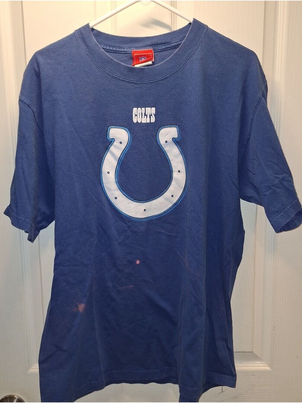 Colts Football Tshirt Large Navy Blue 2006 Vintage